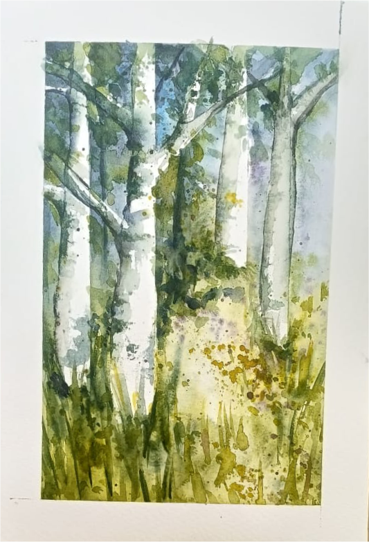 TREE FORREST Watercolour Workshop - 25 October