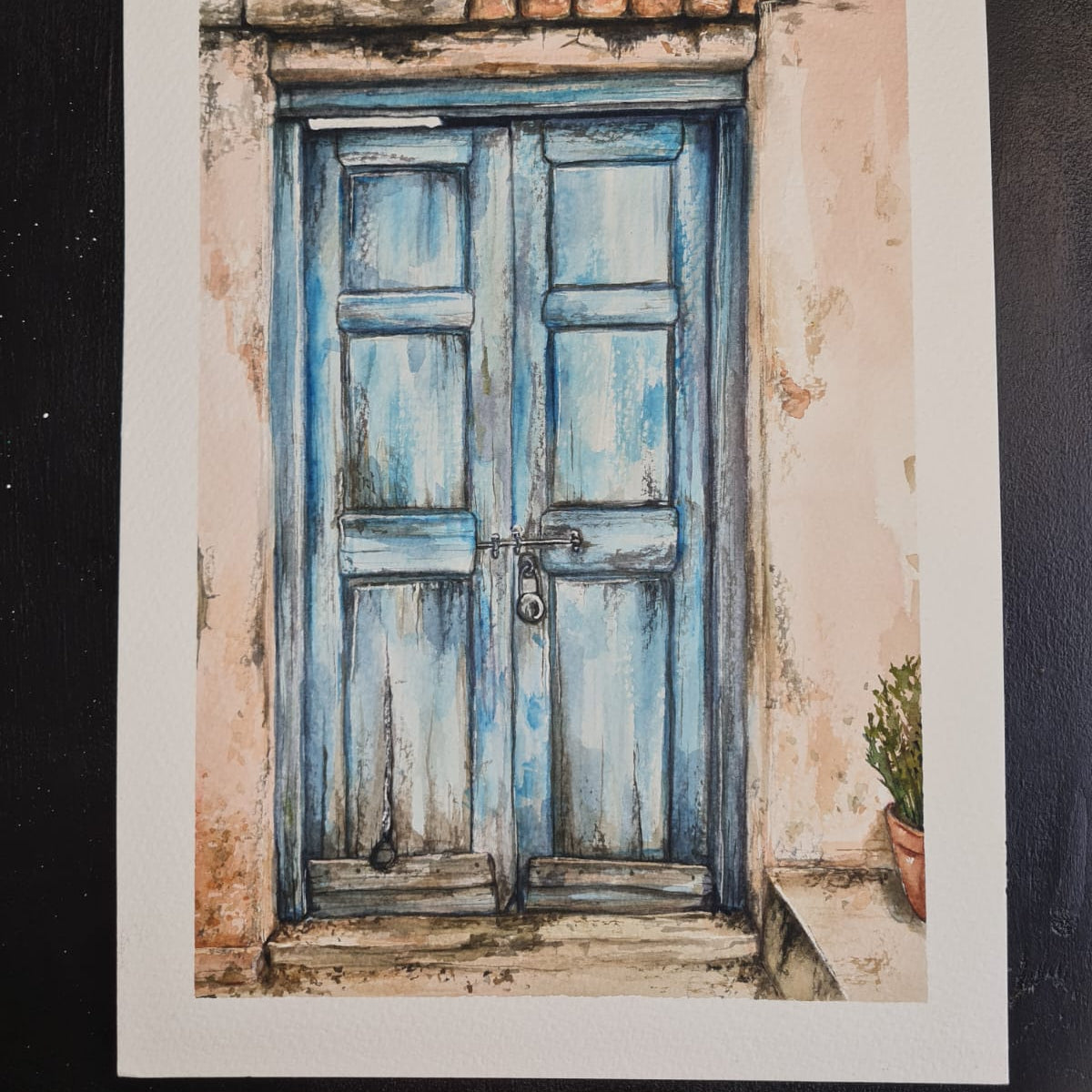 Old Blue Door
