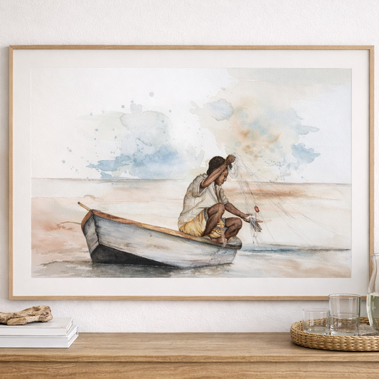 Fisherman Watercolour