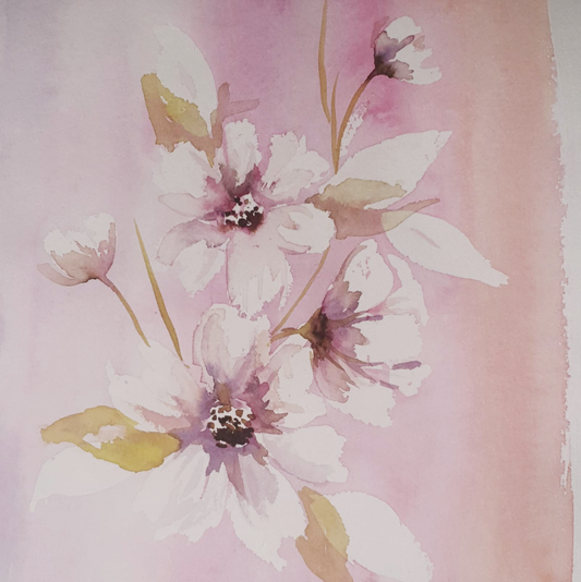 Kosmos in Watercolour Workshop - Saturday, 17 January
