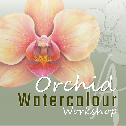 Orchid Watercolour Workshop @Keik Bakery -  Saturday, 9 August