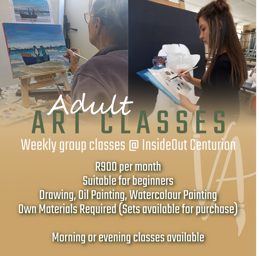 Adult Art Classes per month