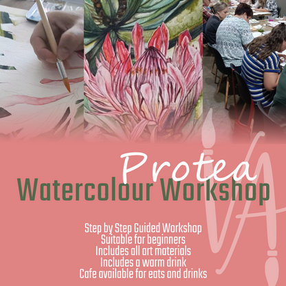 PROTEA in Watercolour Workshop - Saturday, 20 June