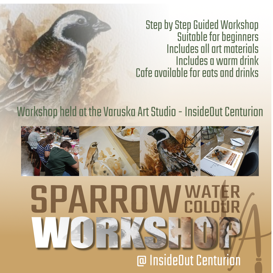 SPARROW Watercolour Workshop - 27 September
