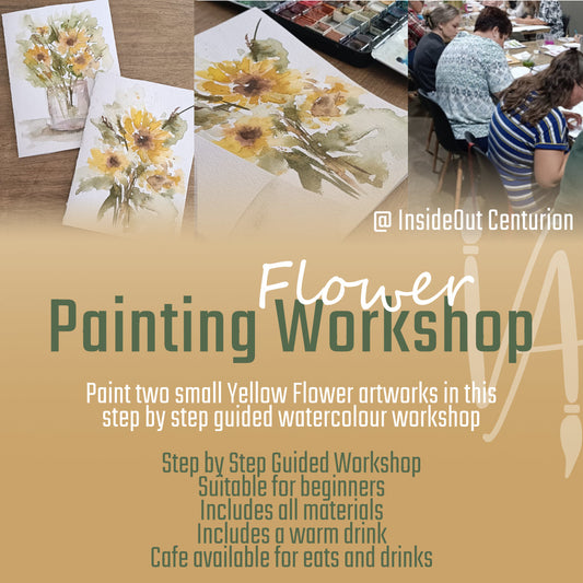 YELLOW FLOWER Watercolour Workshop - 11 September