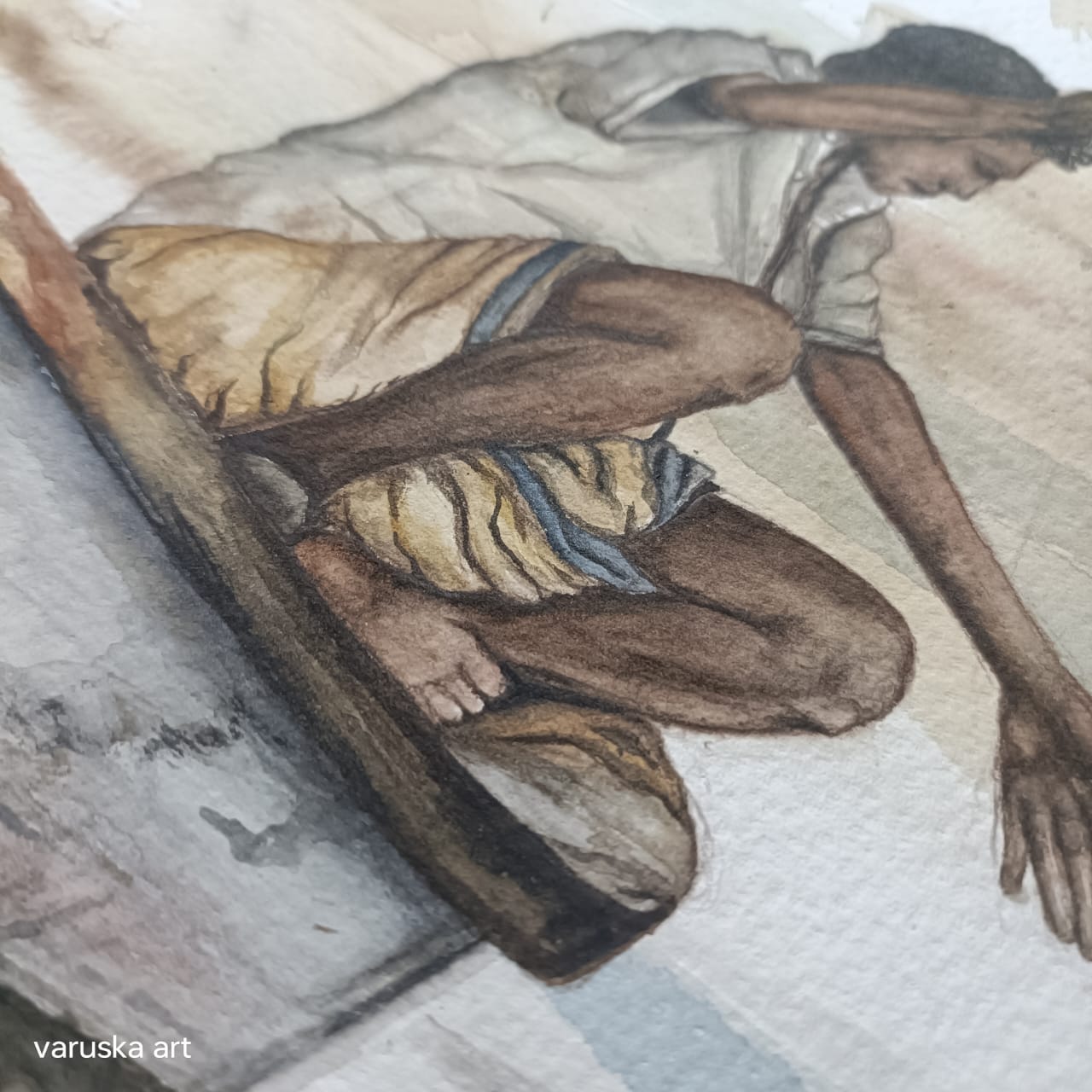 Fisherman Watercolour