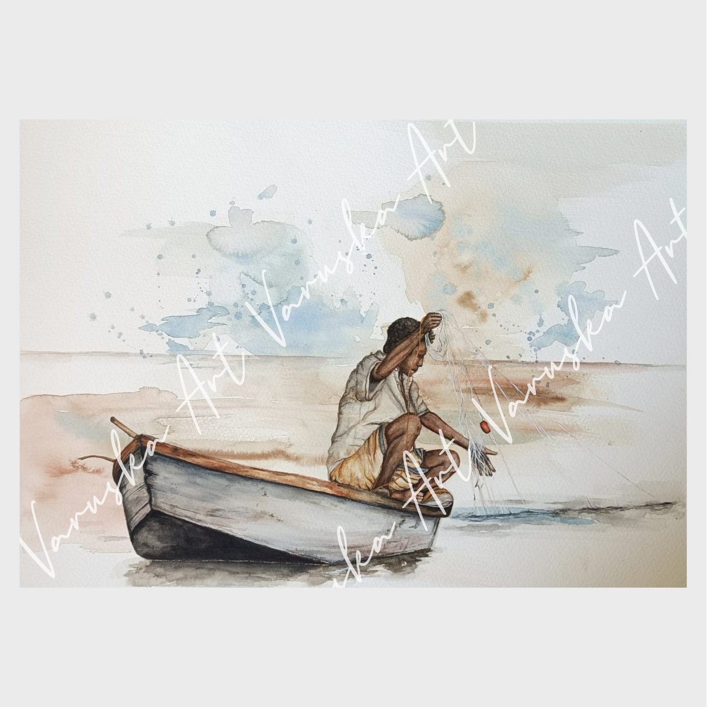 Fisherman Watercolour